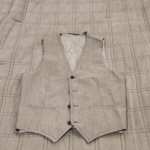Men's Altamoda By MW Classic Gray Vest Size 40!